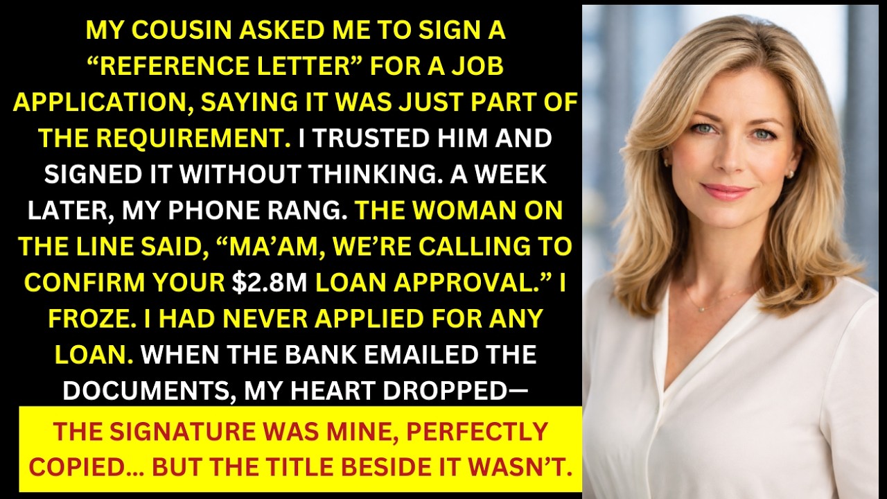 My Cousin Forged My Signature for a $2.8M Loan… One Verification Call Turned It Into a Crime Case