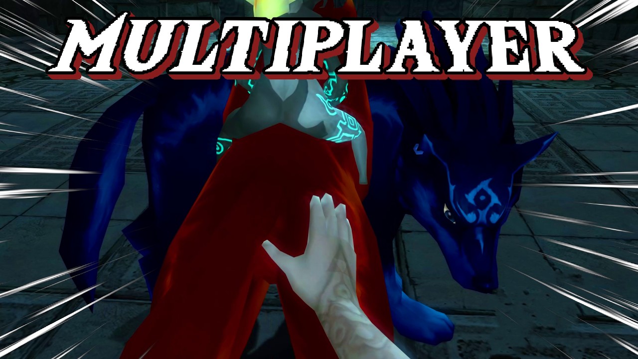 4 Idiots Learn How To SWIM In TWILIGHT PRINCESS MULTIPLAYER