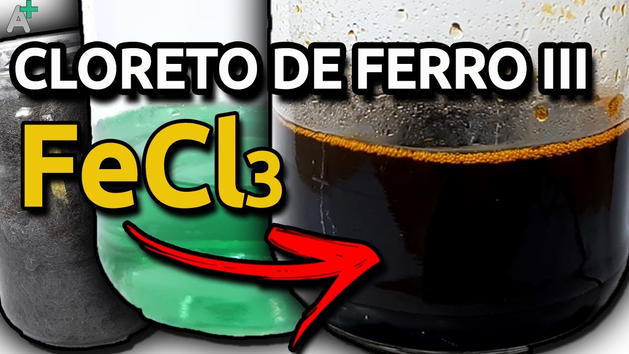 Como fazer CLORETO DE FERRO III (percloreto de ferro) FeCl3 | Experiência de química