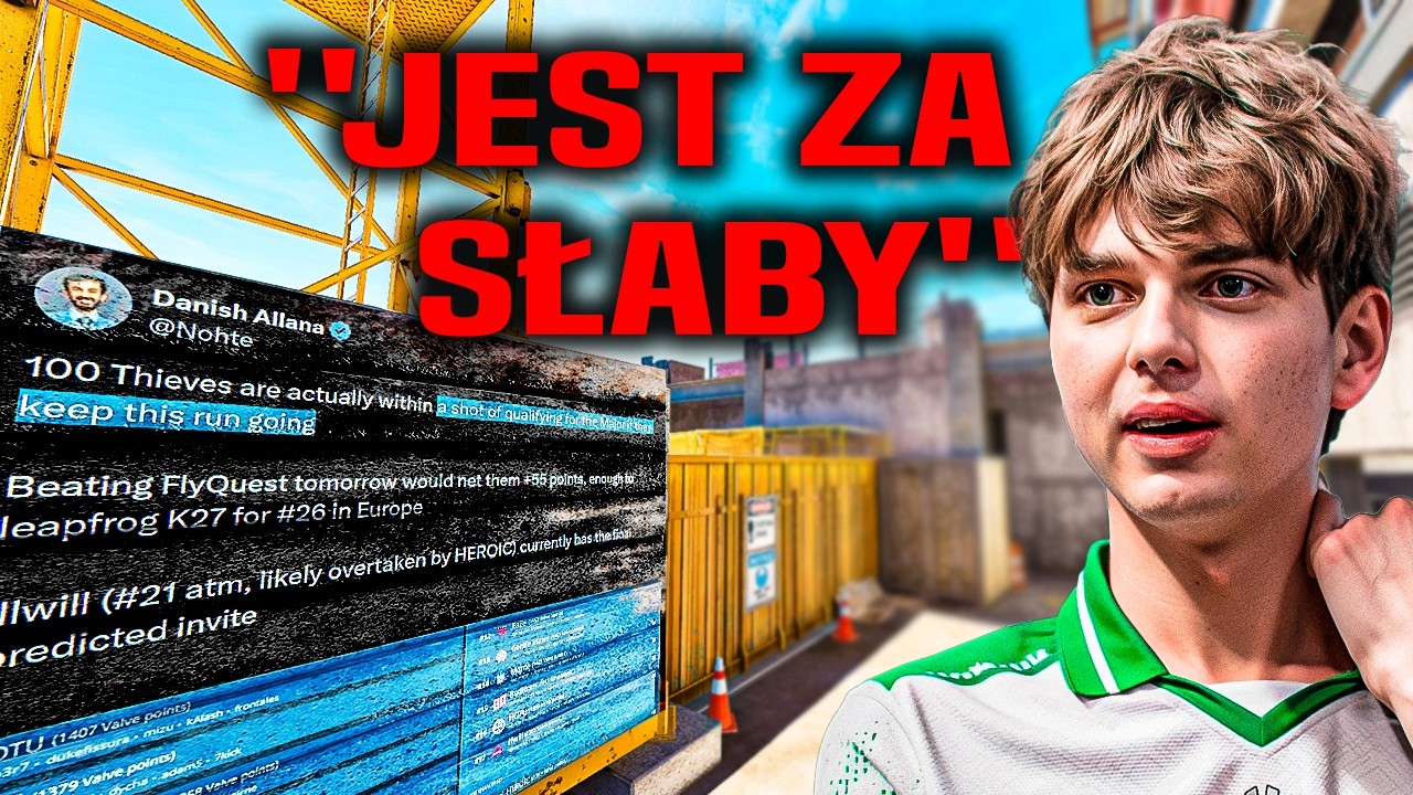 CS 2 - KOLEJNY 'Kozioł Ofiarny' Ekspert&oacute;w CS'a? | 100 Thieves To GENIUSZE VRS | PRZYSZŁOŚĆ Update'&oacute;w
