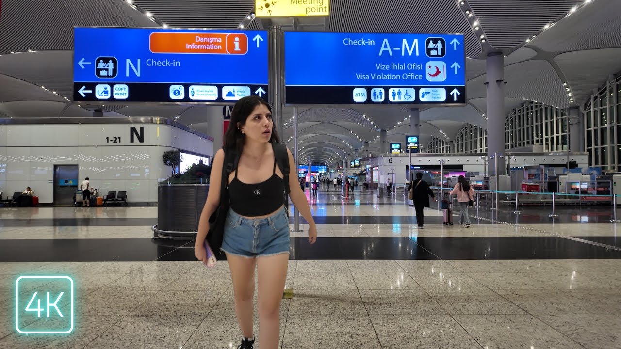 Istanbul Airport Walking Tour Like You’ve Never Seen Before! ✈️