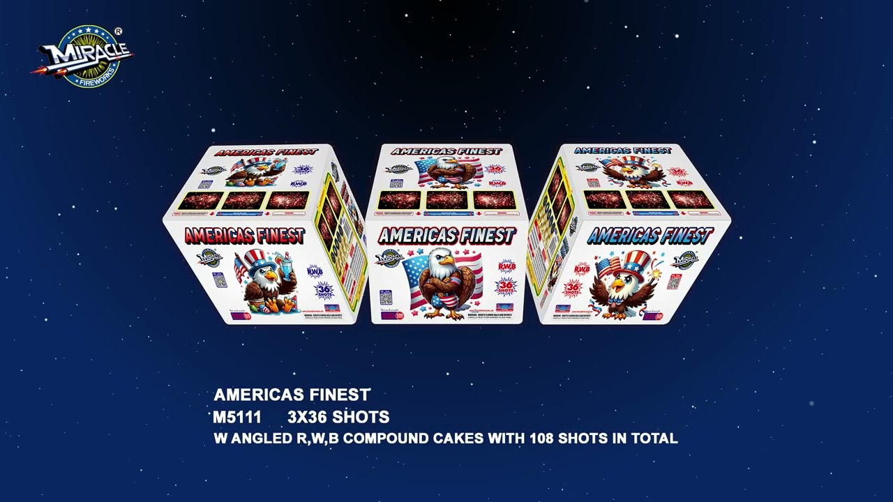 AMERICAS FINEST 36*3=108 SHOTS M5111