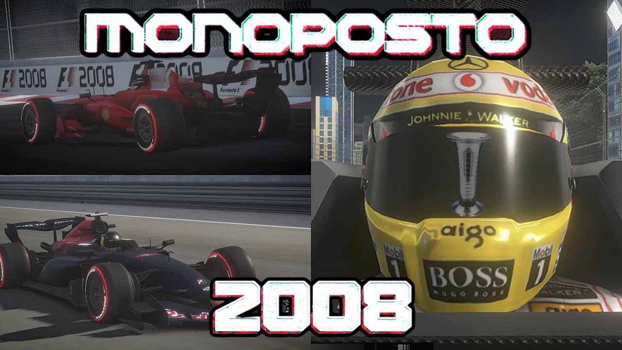 Одноместный болид 2008 года! (Точная реконструкция Гран-при Сингапура)