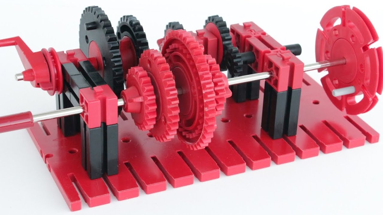 Getriebe (Teil 4): Wie funktioniert ein Schaltgetriebe? (mit fischertechnik erklärt) - Dirk Fox