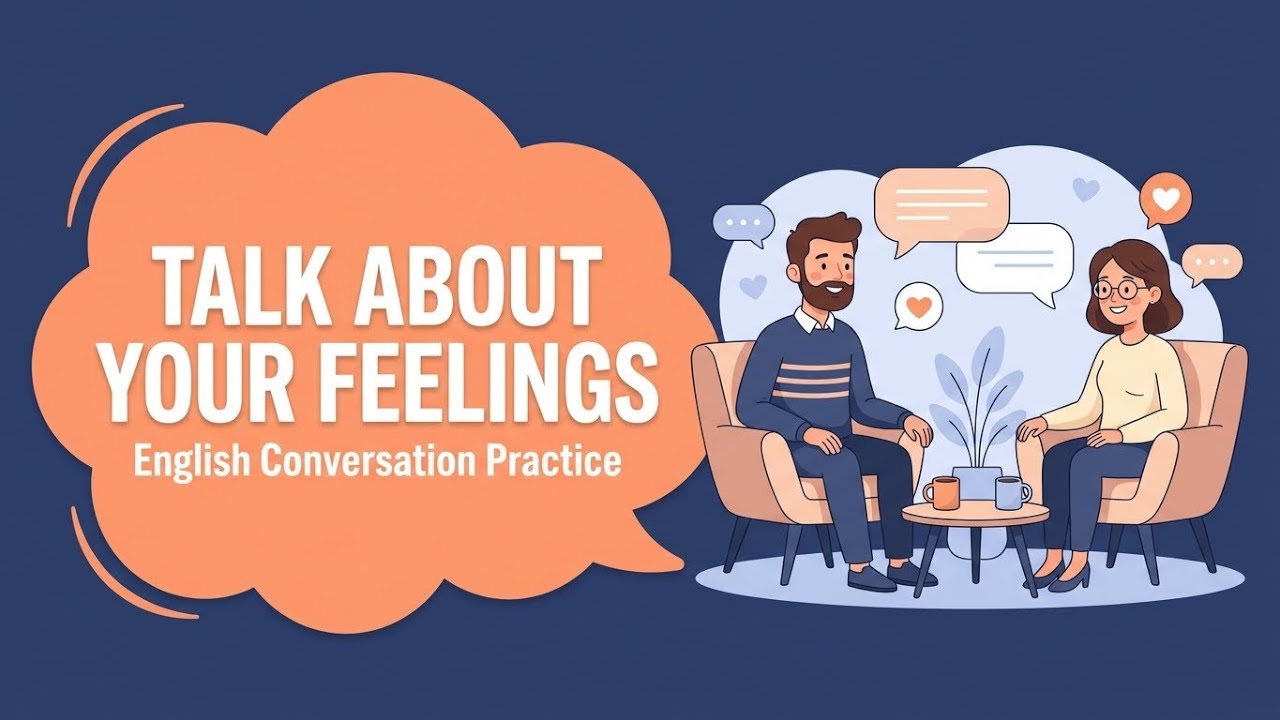 How to Talk About Your Feelings in English | English Conversation Practice