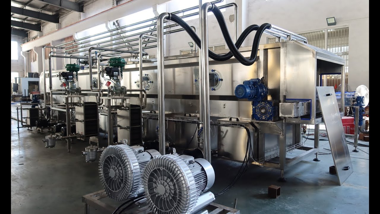 Automatic Spraying Pasteurization Machine Pasteurizer Tunnel