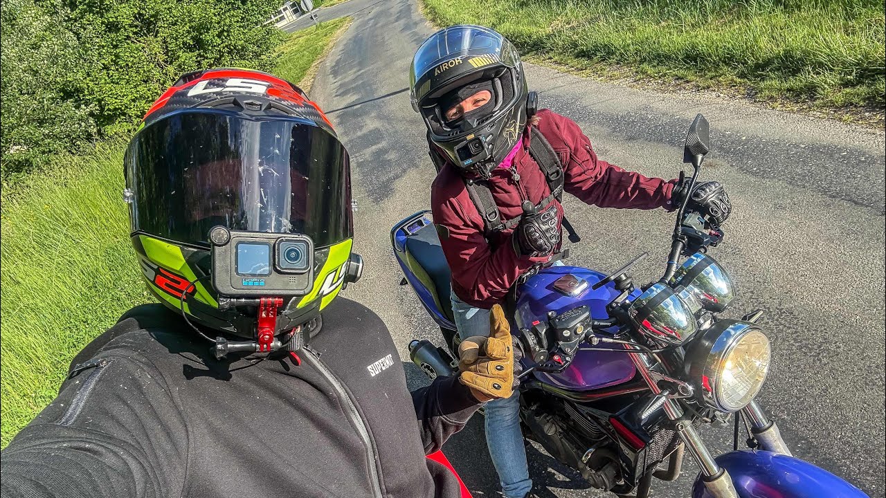 PREMIERE VIDEO AVEC MADAME ! 2 GOPRO ET DEUX MOTOS 😎👌🏼