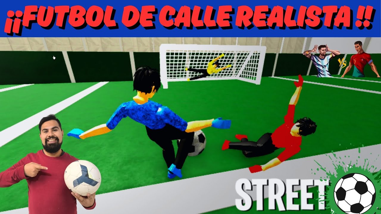 STREET SOCCER CON MI HIJO, QUIEN GANARA?? Roblox 🤯😊🎉🤪