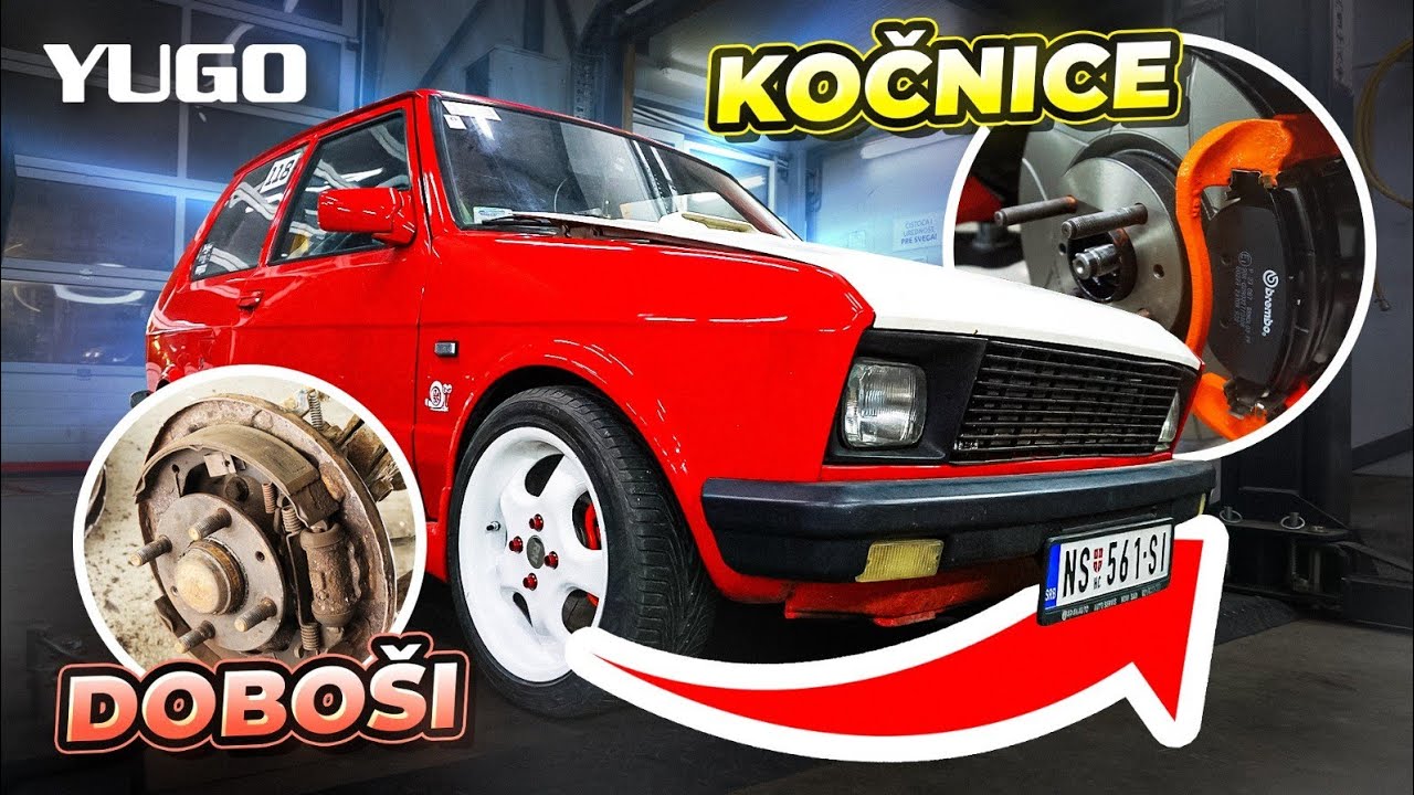 Konverzija doboši na diskove | 1.3 turbo Yugo od 200 konja | POKVARIO AUTO