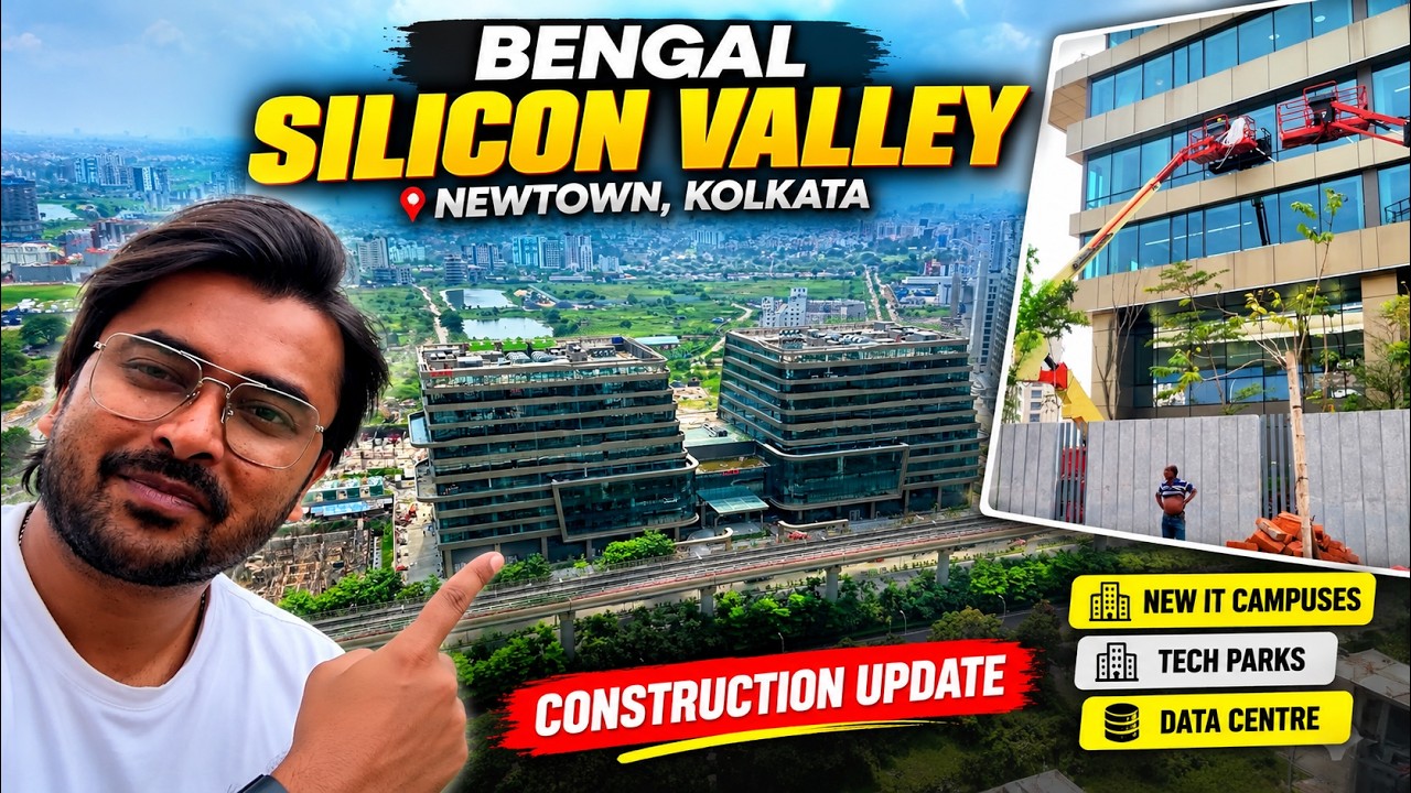 BENGAL SILICON VALLEY HUB: Kolkata | Latest Ground & Drone Update | New IT Parks & Data Centres