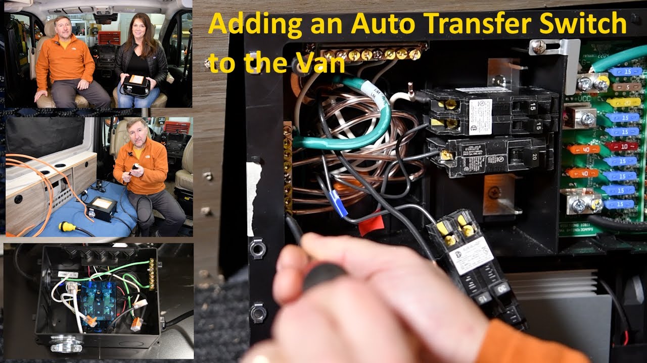 Adding an Automatic Transfer Switch to our Solis Pocket. 120V when boondocking!