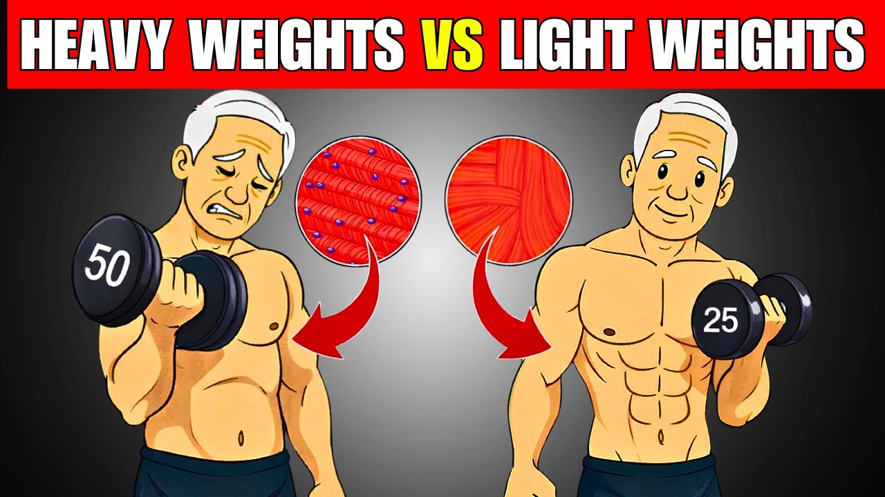What is Better After 40: Heavy Weights or Light Weights? (Based on Science)