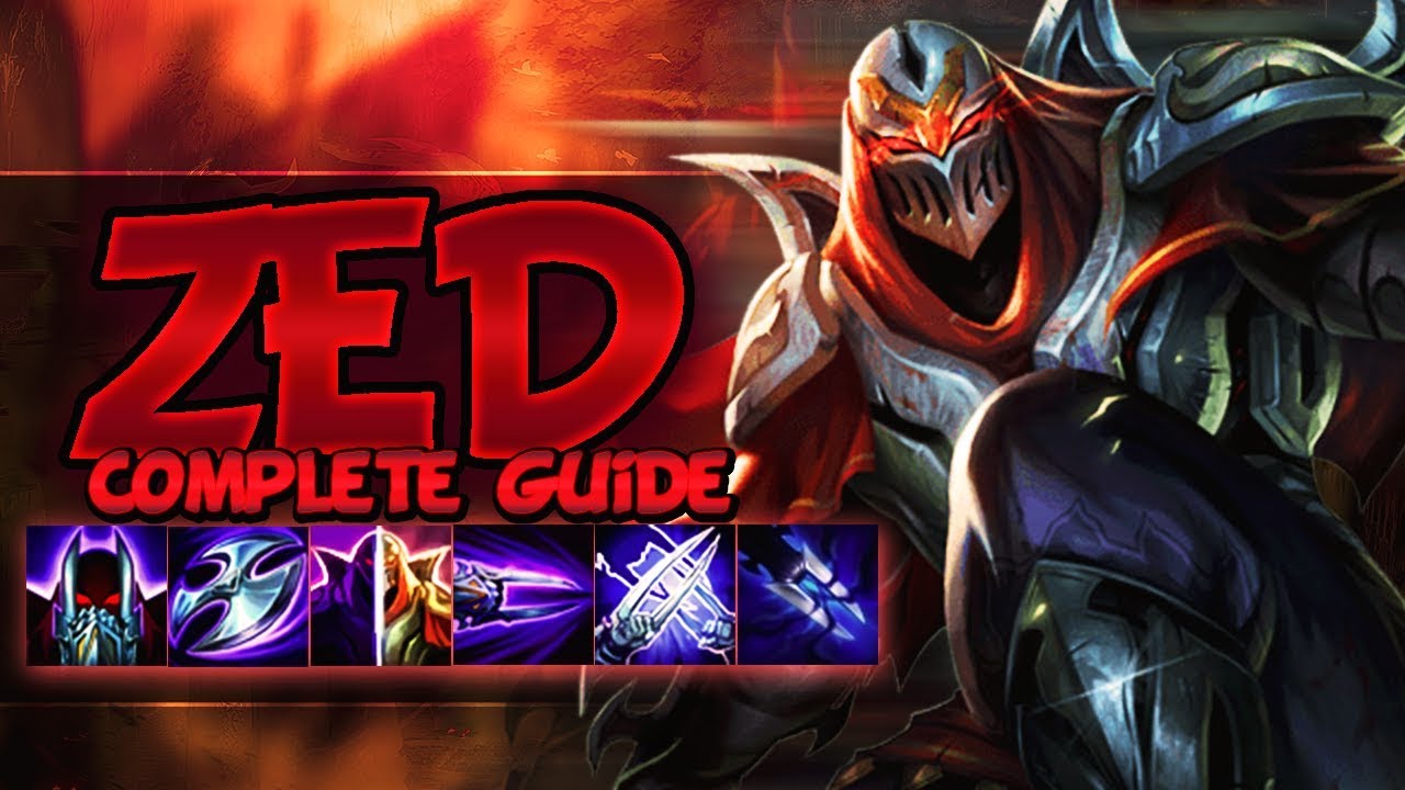 ZED GUIDE [FULLY DETAILED] SEASON 9 - Combos, Tips & Tricks, Best Outplays - League Of Legends