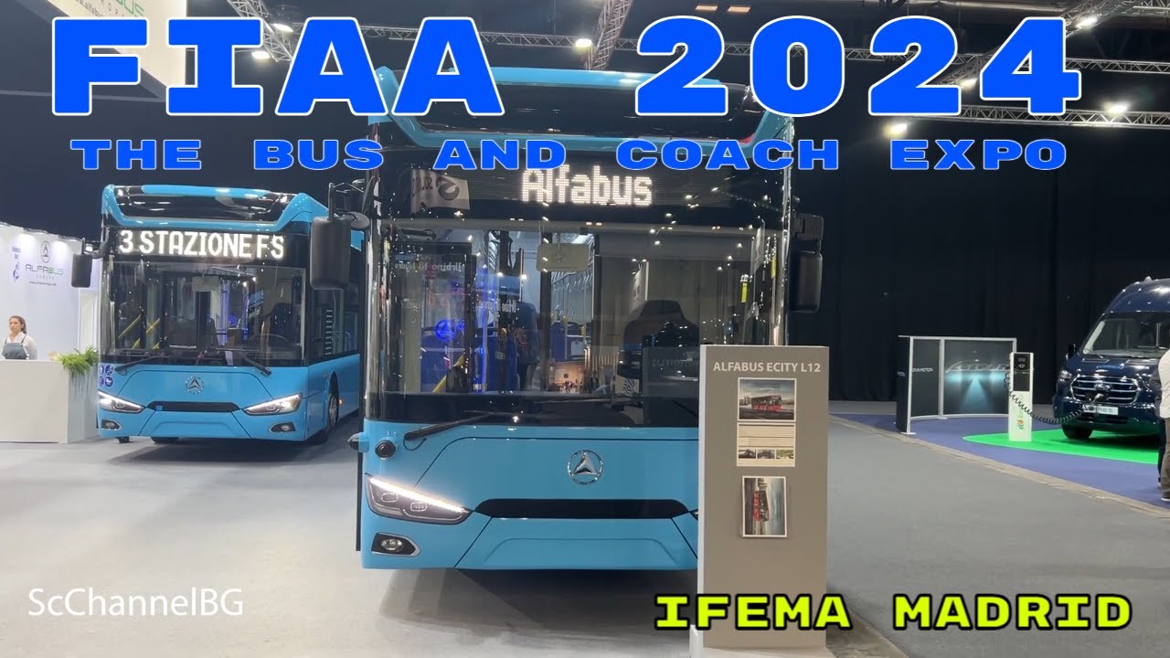 ALFA BUS ECITY L12 (2025) Interior And Exterior - FIAA 2024 Madrid IFEMA