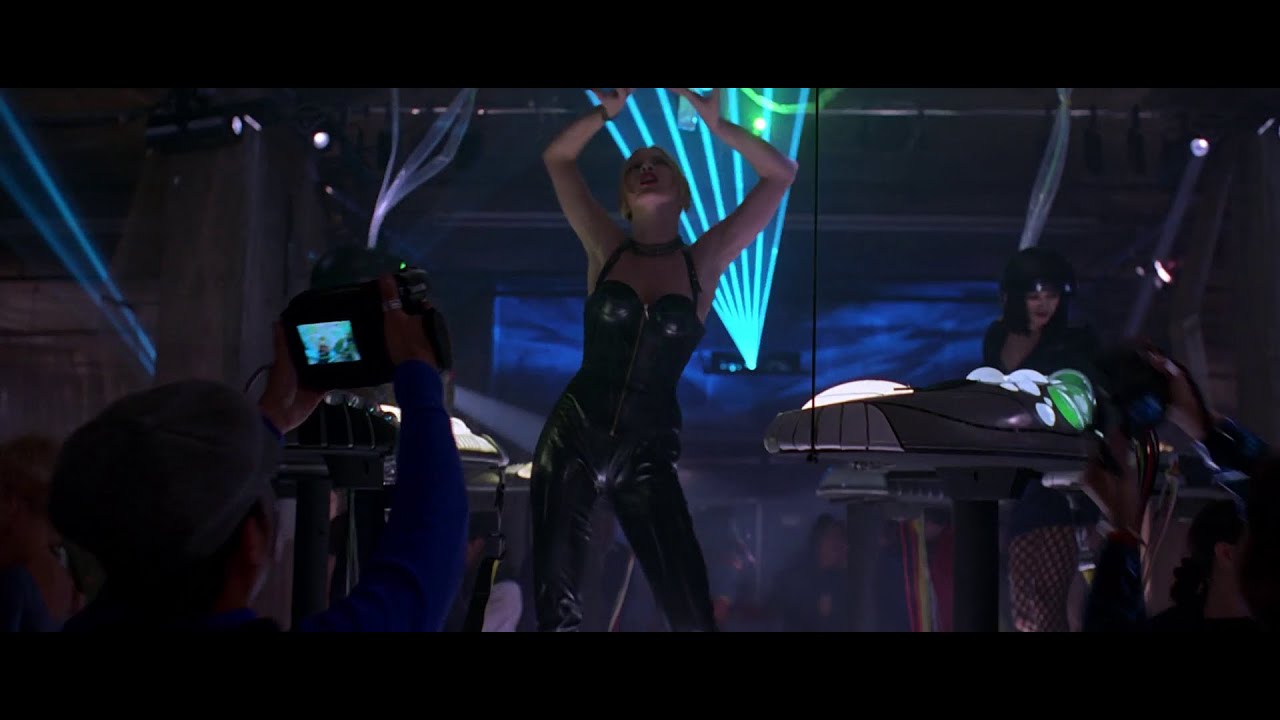 Virtuosity (1995) Entire Club Scene with Traci Lords
