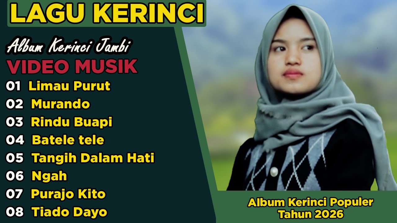Video Musik Lagu Daerah Kerinci Jambi Full Album lagunya bisa bikin nangis