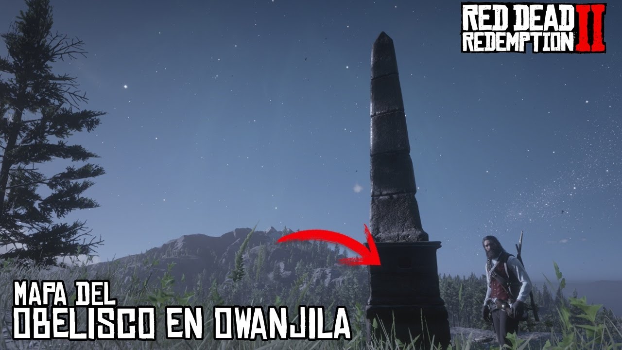 El tesoro de los Easter Eggs - Mapa del obelisco - Red Dead Redemption 2