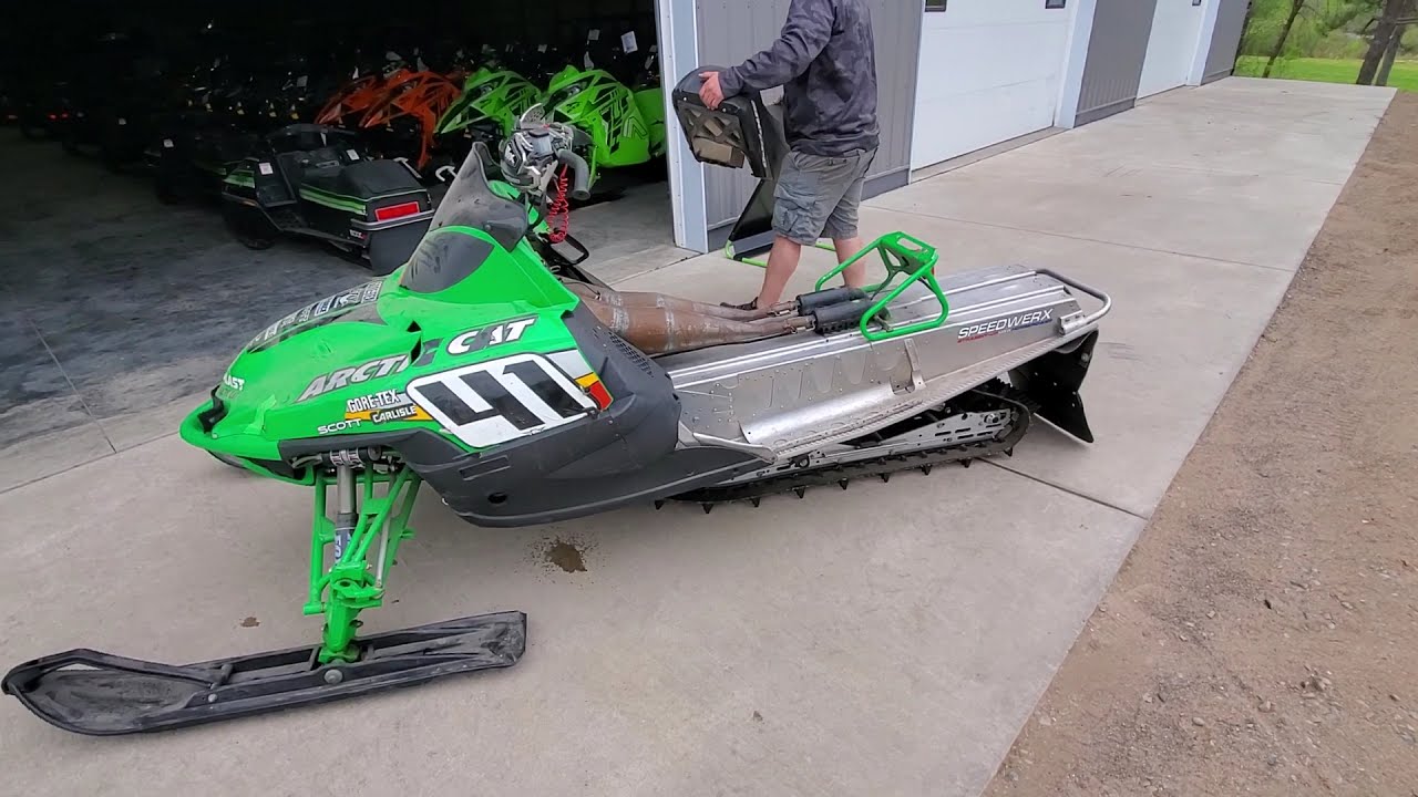 Rare Arctic Cat Pro Open Snocross PUTS Sled Starts for First Time in over a Decade!