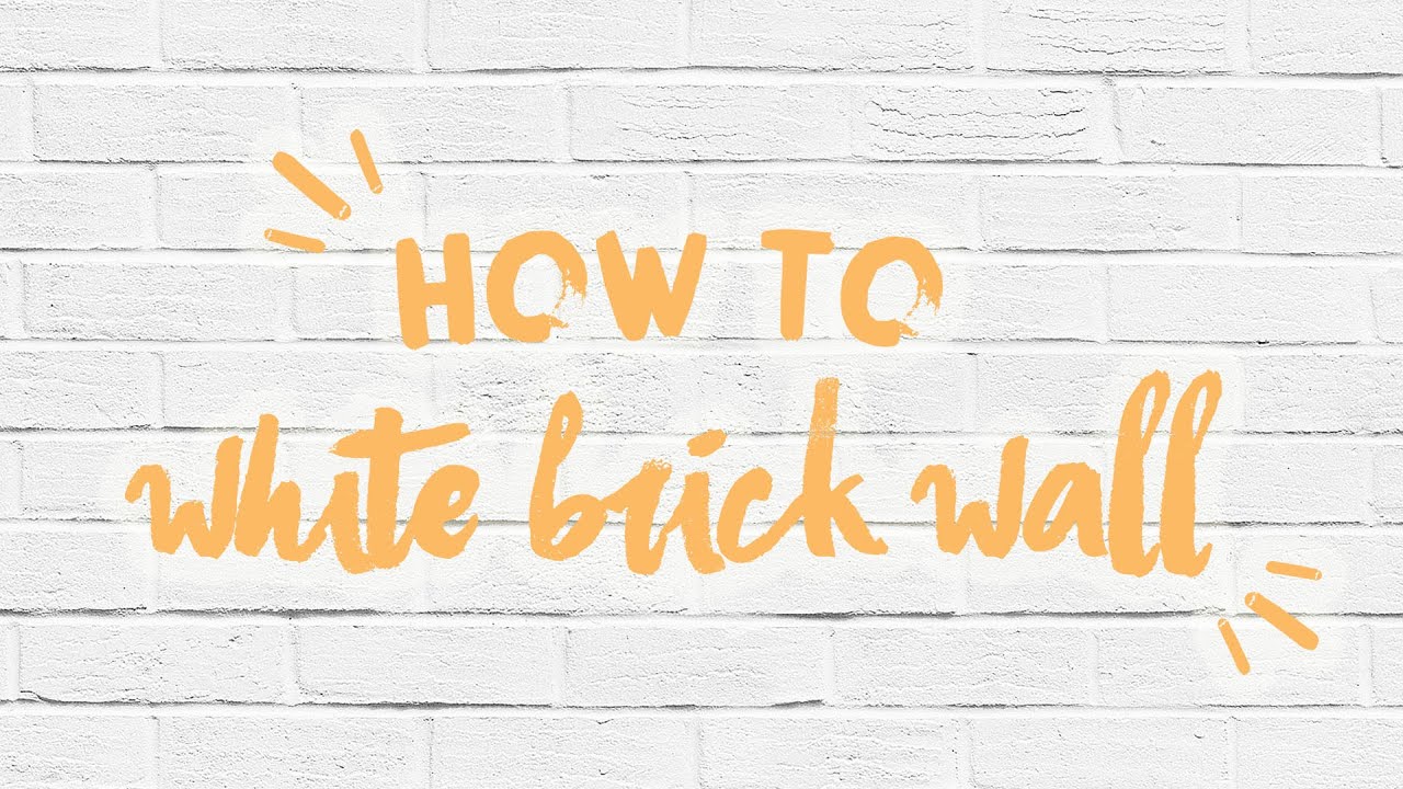 DIY FAUX BRICK WALL - THE TEMPORARY WAY | THE SORRY GIRLS