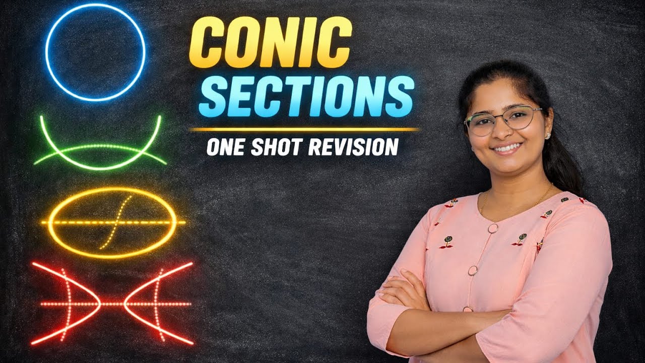 ONE SHOT CONIC SECTIONS || Circles||Parabola || Ellipse || Hyperbola || Made Easy