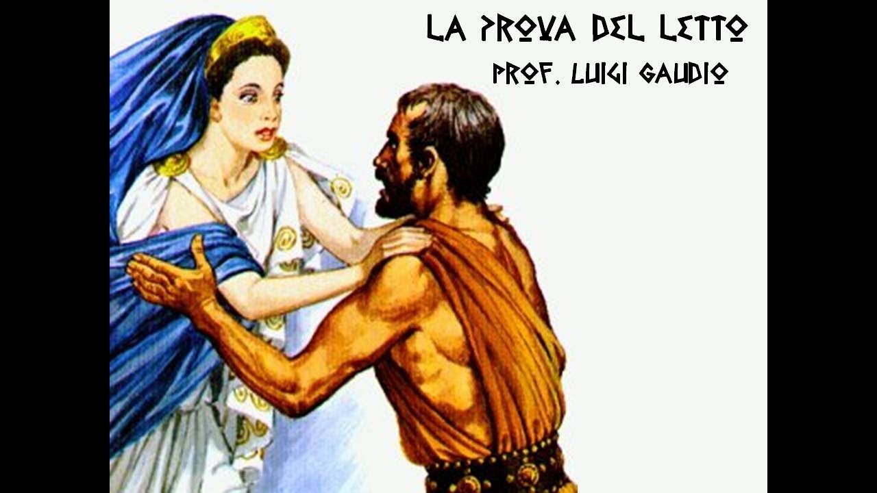 La prova del letto, Odissea, XXIII, vv. 167-212