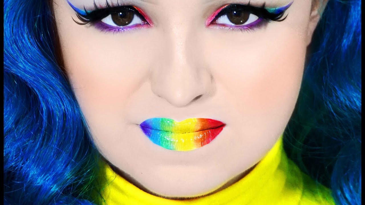 Rainbow Lips * DIY Lipstick * ( Pride Makeup Look )