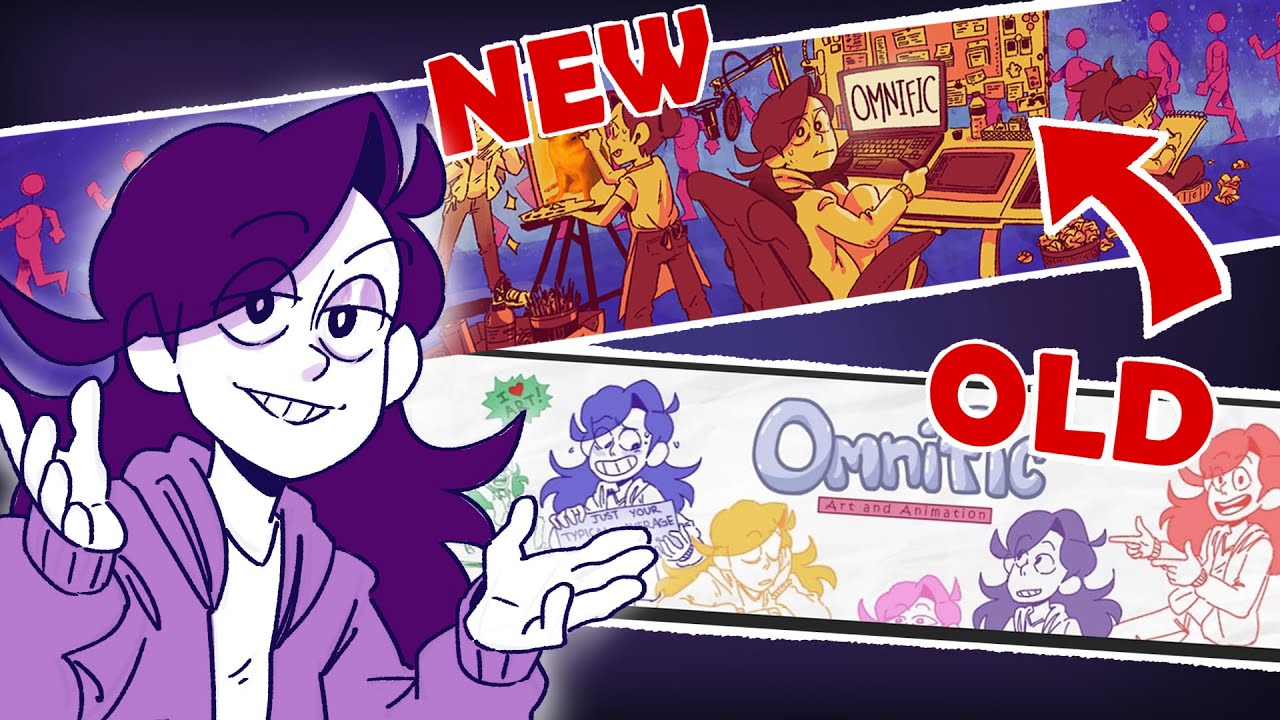 Artist Rambles about ART BLOCK while re-making her YouTube Banner Art