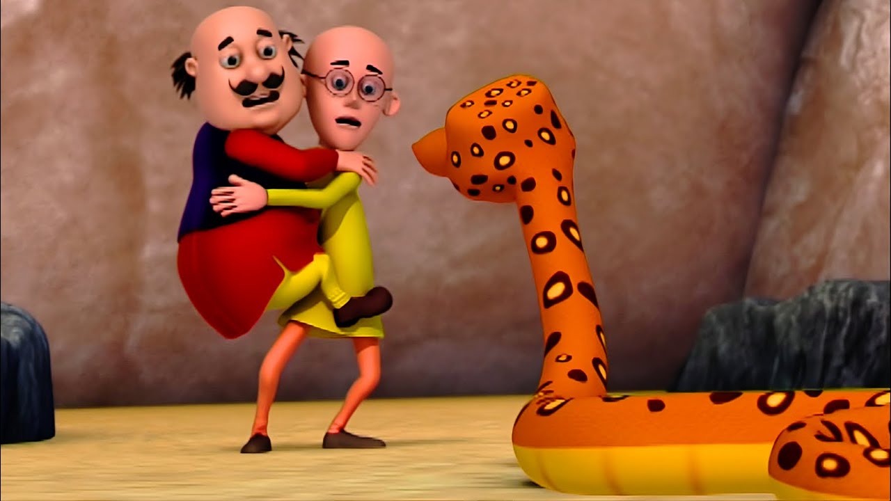 इतना बड़ा सांप ! 😱 कोई बचाओ | Motu-Patlu