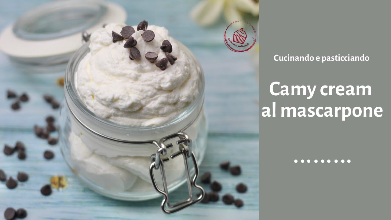 CAMY CREAM AL MASCARPONE-PRONTA IN 5 MINUTI- PERFETTA PER TORTE, CUP CAKE E CREAM TART🧁🧁🧁