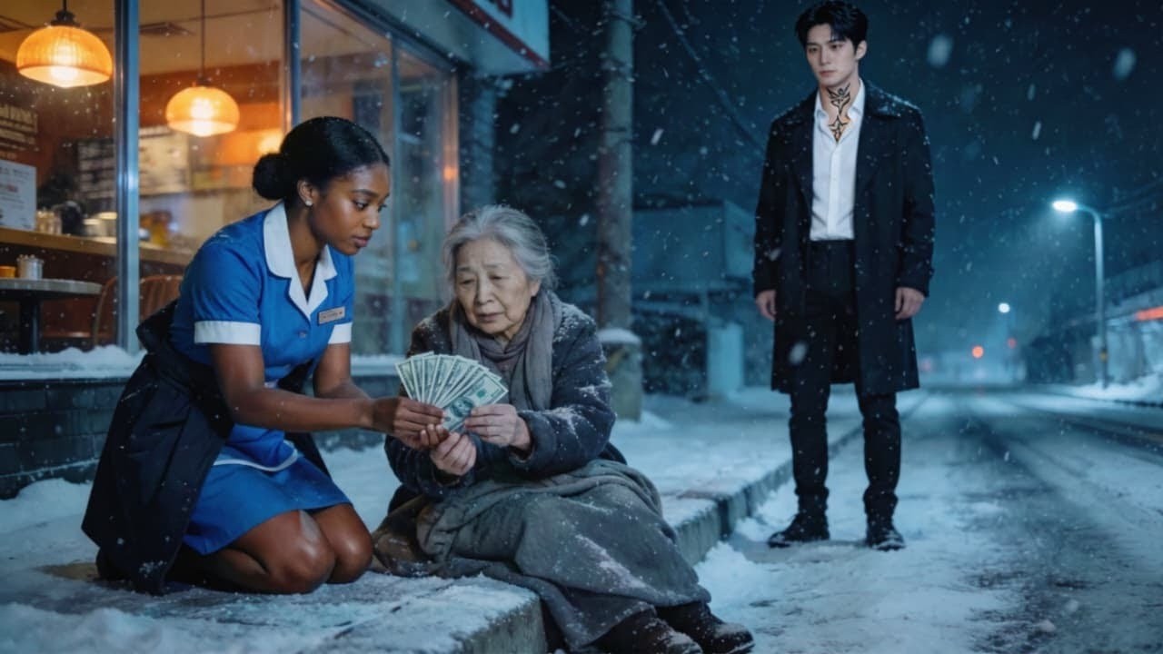 1041. Black Waitress Spent Her Last Penny To Help A Frozen Old Lady, Unaware She's Korean Mafia Boss