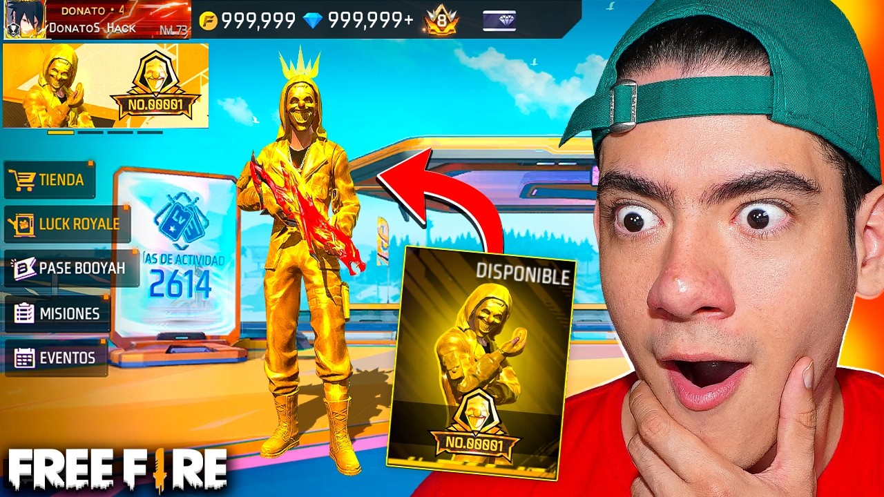 CONSIGO EL CRIMINAL DORADO en FREE FIRE GASTANDO MUCHOS DIAMANTES !! - TheDonato