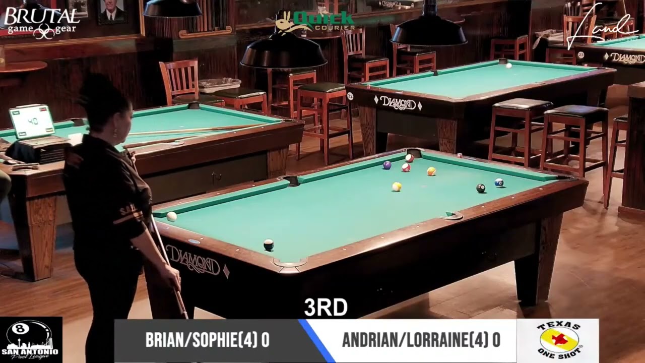 Brian/Sophie vs Andrian/Lorraine  | Jack and Jill Quick Courier Pool Tour