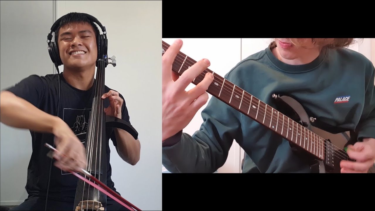 Crazy Train - Ozzy Osbourne - Electric Cello and Guitar cover ft. Jacob Asmussen