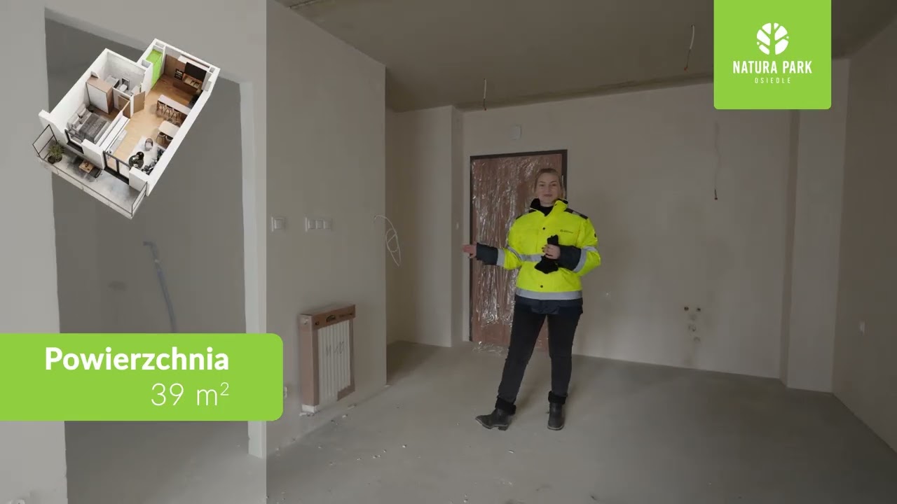 39 m2, spacer na inwestycji | Osiedle Natura Park, mieszkanie 2pokojowe, standard wykończenia