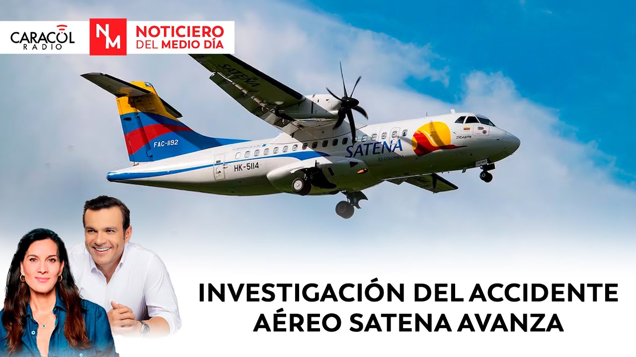 Accidente avión Satena: así reconstruyen el siniestro en Norte de Santander | Noticiero de Medio Día