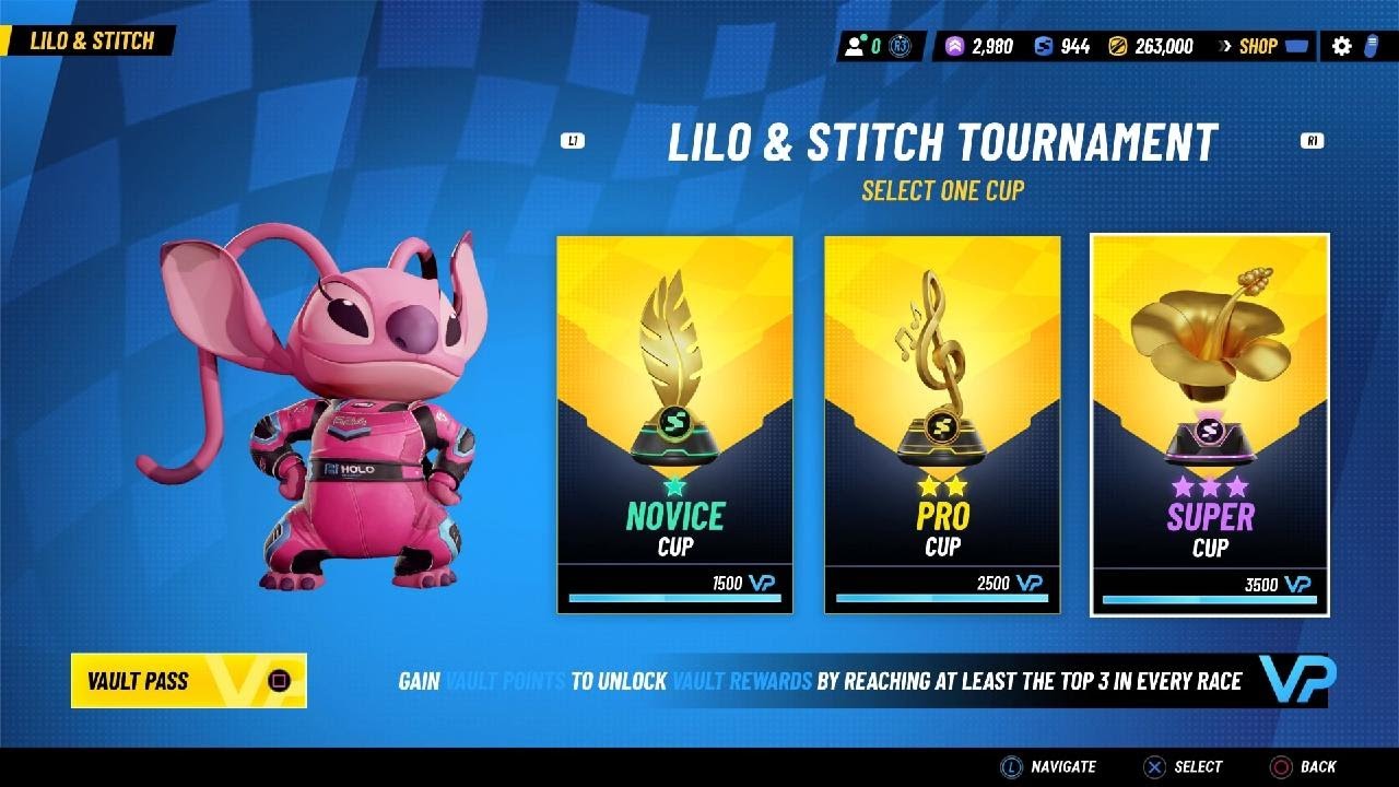 ANGEL - LILO & STITCH TOURNAMENT SUPER CUP - Disney Speedstorm
