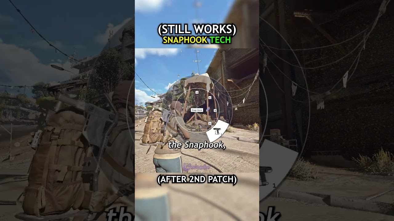 (STILL WORKS) SNAPHOOK TECH AFTER 2ND PATCH  #arcraiders #arcraidersgame #arcraidersgameplay #shorts