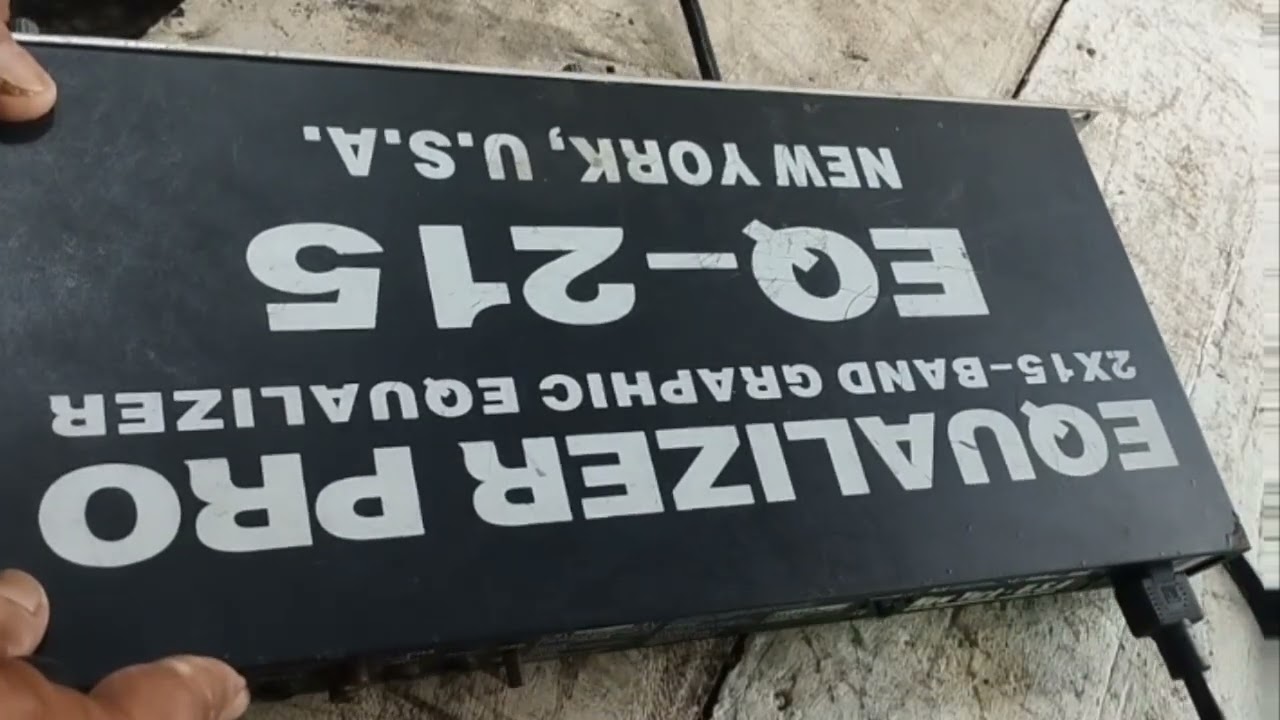 Ecualizador gráfico spain con detalles 