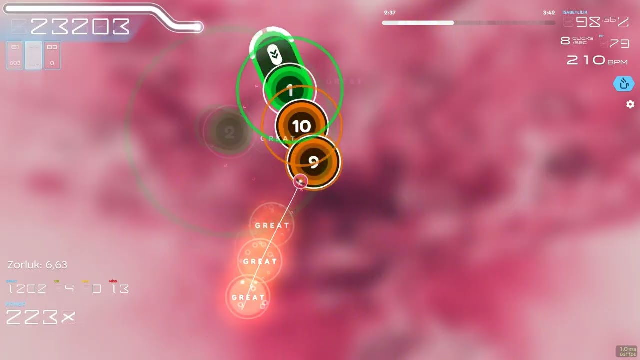 osu! ROLLING PANDEMONIUM (Ata Remix) #tablebreaker #osu 8.65 stars