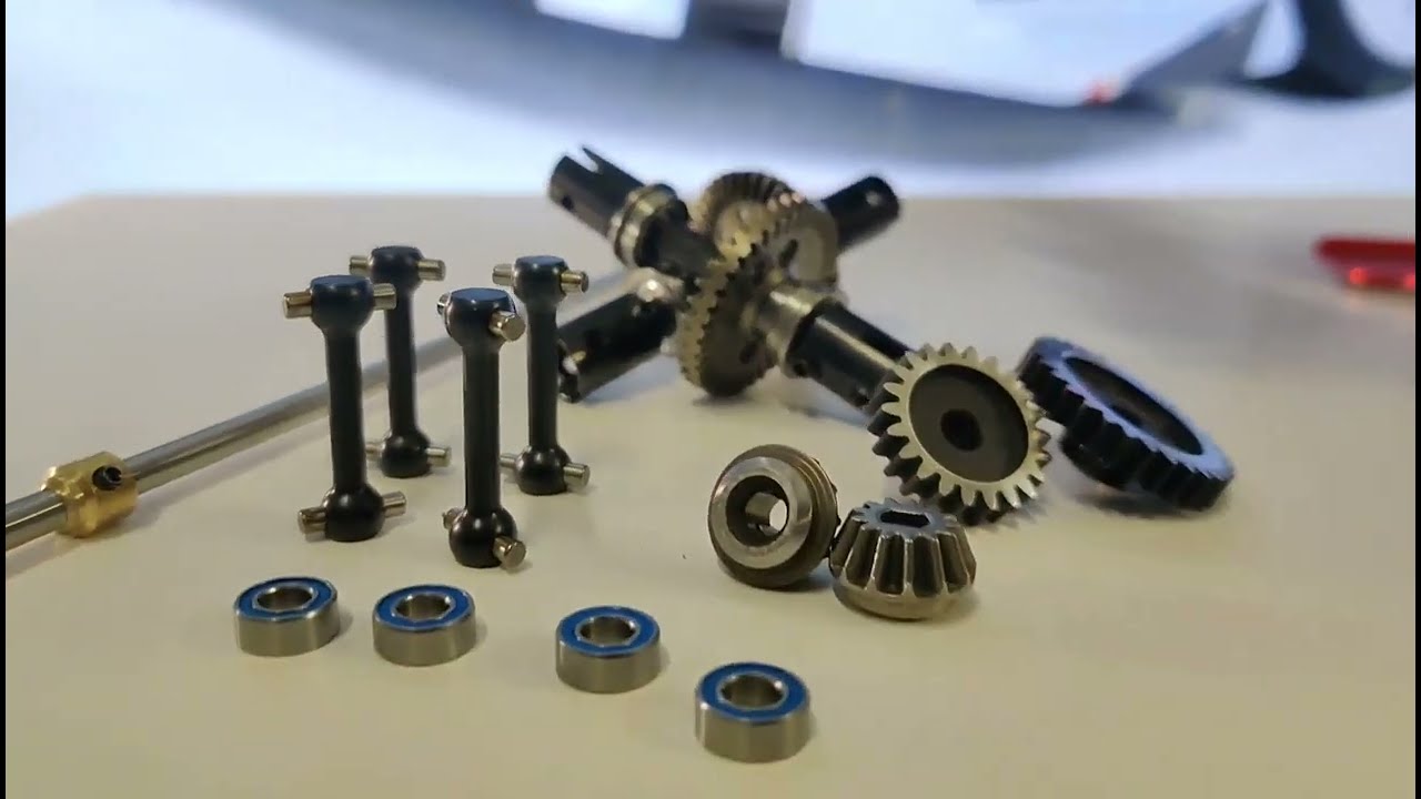 How to install KaniZ Diff locker kit for Kyosho Fazer mk2 #kyosho #dragrace #traxxas