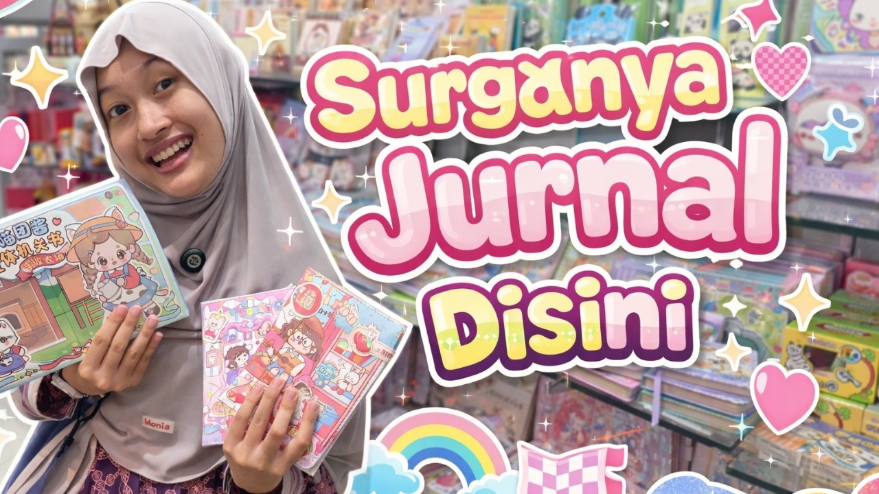 Aqilla Borong Sticker Jurnal di Gramedia - Aneka Stiker Unik N Lucu 😄 Asti Kunyit - Bunda Aqilla 504