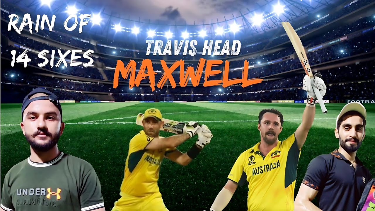 95 Runs in 5 Overs! 😱 Travis Head (Hayat Niazi) & Maxwell (Usama) KA DHAMAAL! | India vs Australia