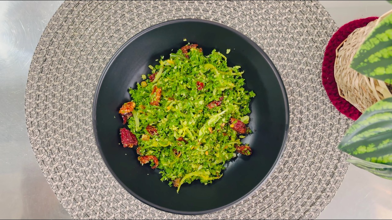 Easy Kale Sambol Recipe