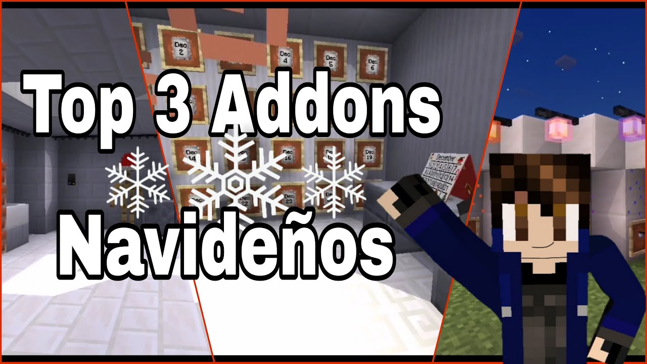 Top 3 Addons Navide&ntilde;os para Minecraft 1.17|Especial Navide&ntilde;o.