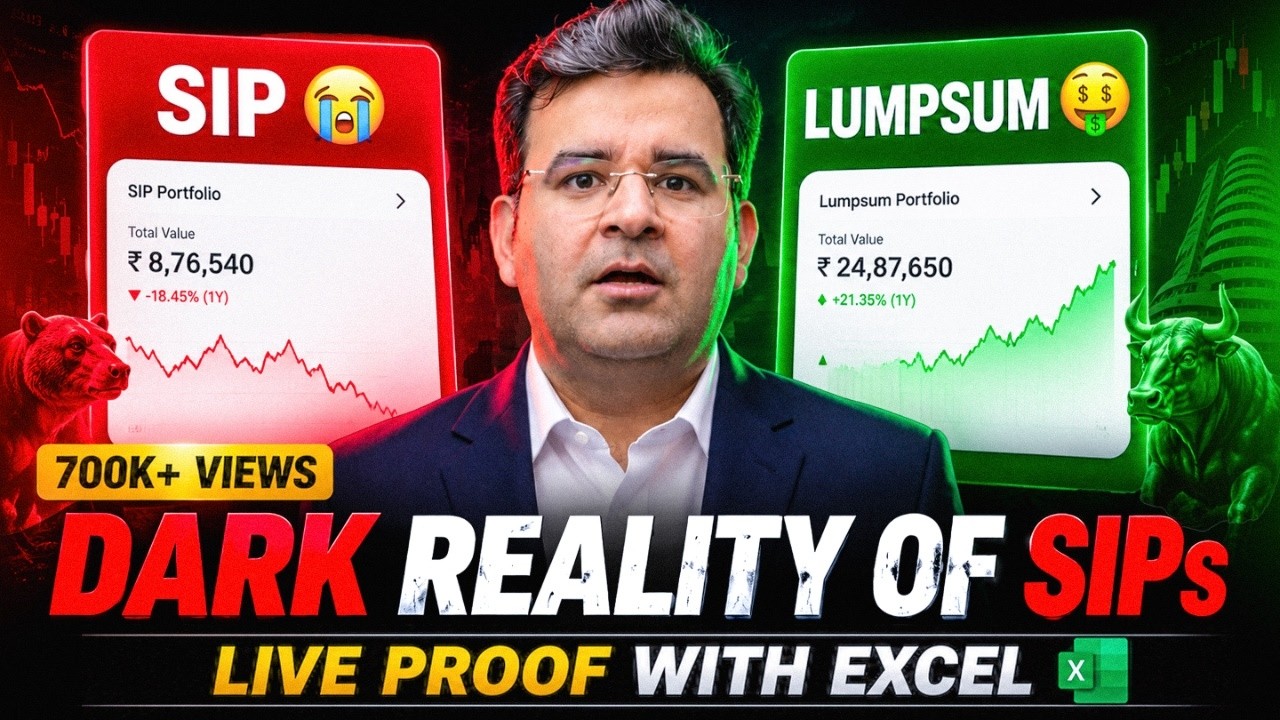 SIP Vs LUMPSUM Explained (With Excel Sheet) | Mutual Funds for Beginners | Sanjay Kathuria