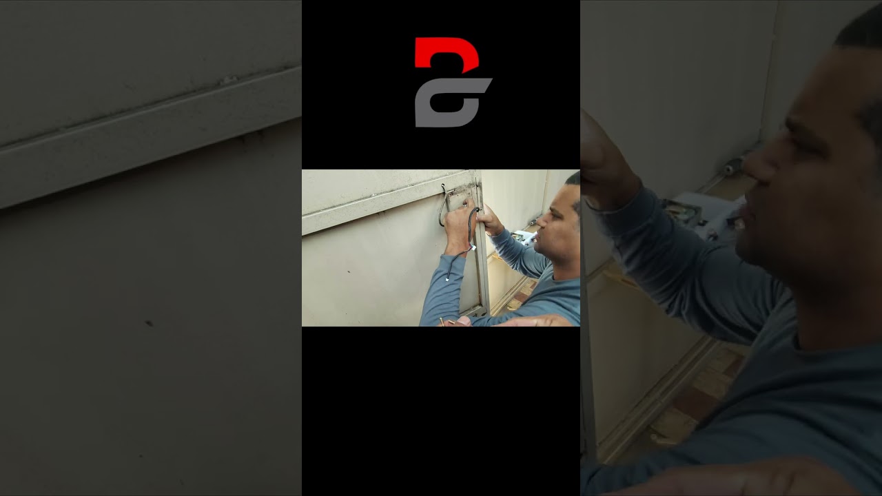 Instalação fechadura x6 interlar portão de Ferro #diy #cnfabrica #interlar #dexter #ferramentas 