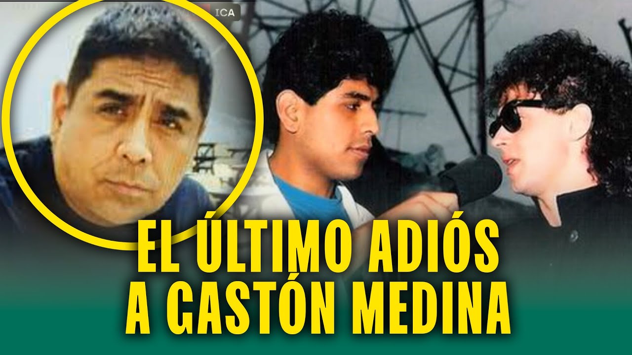 El último adiós al periodista Gastón Medina: 