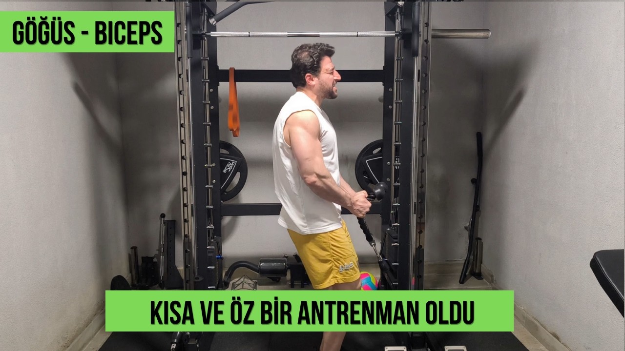 02.03.2026 GÖĞÜS-BICEPS - KARDİYO YAPMAYI ÇOK ÖZLEDİM #bodybuilding #fitness #academia #motivation
