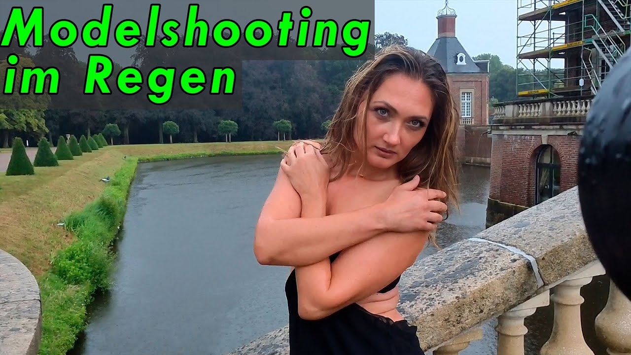 Regenshooting mit Simone und Natascha am Schloss Nordkirchen