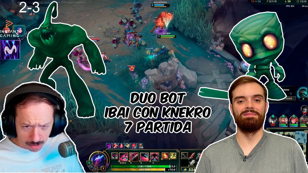 Ibai y knekro juegan de la A a la Z en DUO  Partida 7 Amumu (Ibai) y Zac (knekro)